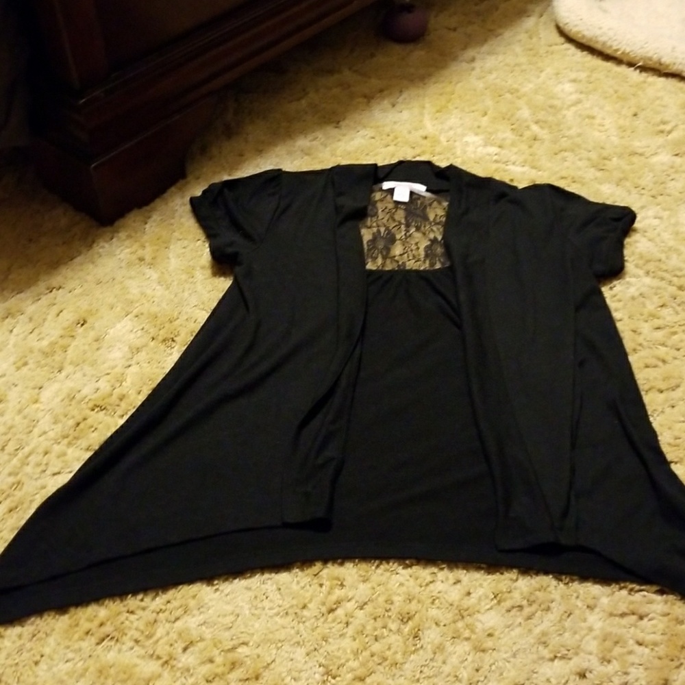 Short sleeve cover up